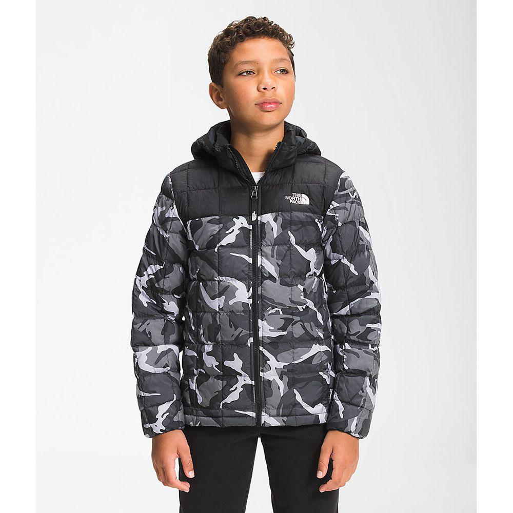 The North Face Printed Thermoball™ Eco Αγόρια Φούτερ Hoodie - Γκρι Καμουφλάζ (QRPY16398)